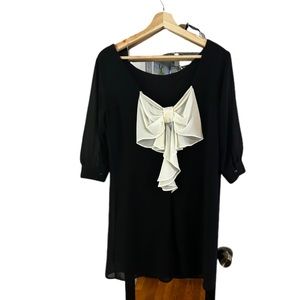 Bow Back Little Black Dress